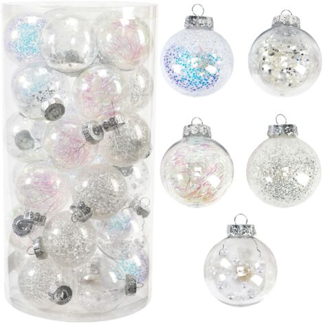 BOULES DE NOËL 30 SZT SYSD1688-058