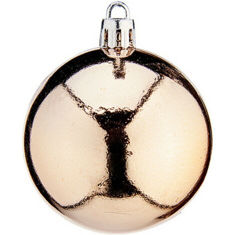 Boules de Noël ø 6 cm 24 champagne pvc units