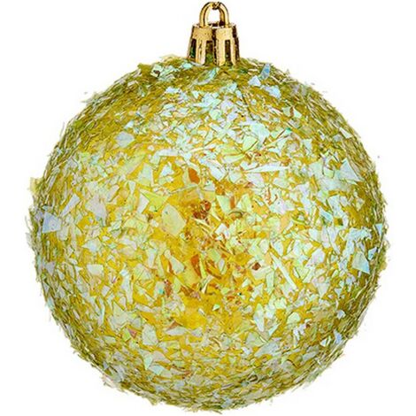 Boules de Noël de ø 8 cm 6 unités vert plastique