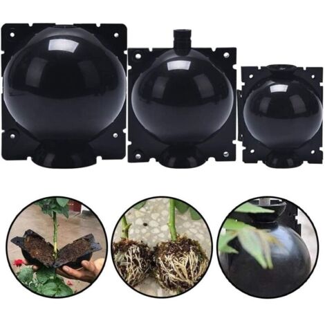 Boules de racines noires pour arbres, méthode d'enracinement améliorée, propagateur de racines réutilisable, kit de greffage haute pression pour arbres et fleurs (15 pièces) – RAPANDA