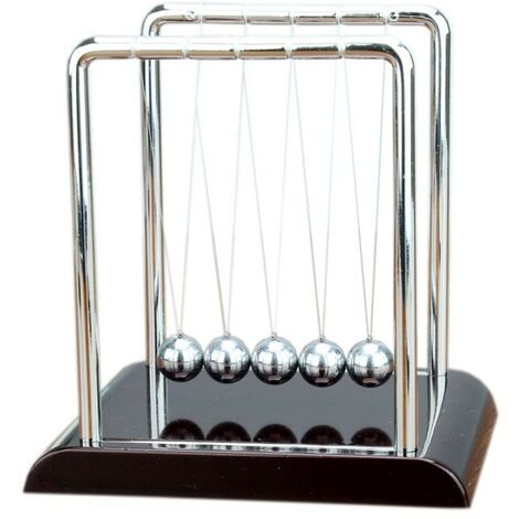 Pendule Balancier à bille Jouet de bureau d'amusement de science de boule  d'équilibre de berceau de la balance de Newton de 12mm