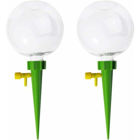 Boules d'irrigation automatiques pour plantes d'intérieur, plantes en pot Lot de 2，Irisfr
