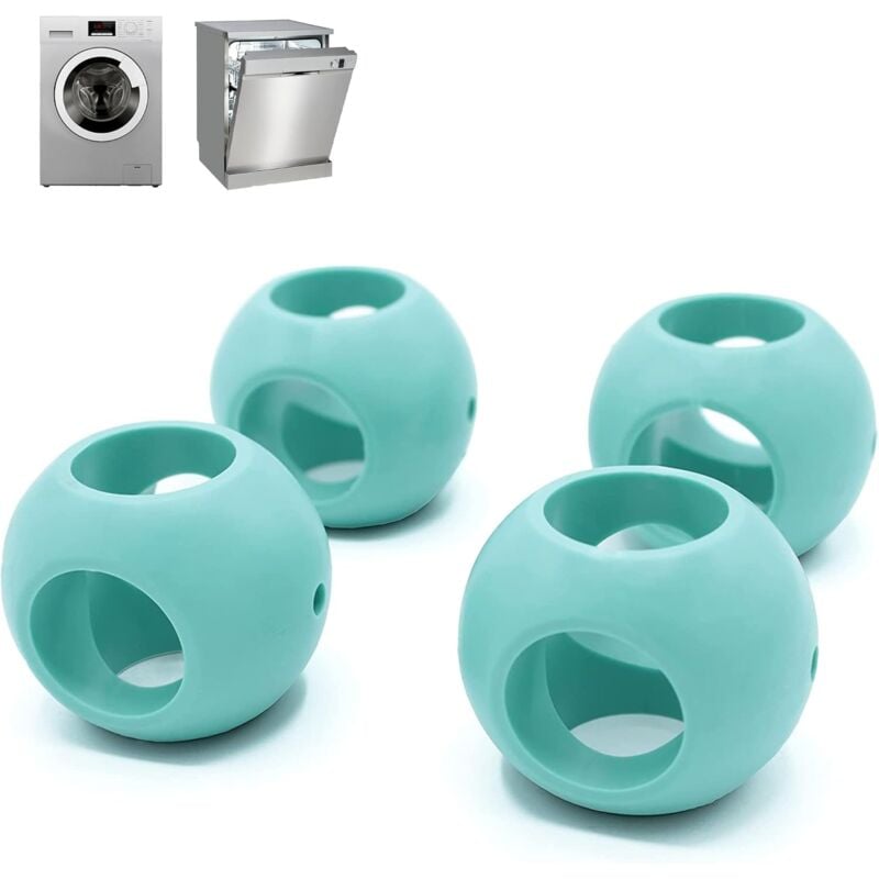 Boules Magnétiques Anticalcaires - Lot de 4 - Lave Vaisselle et Lave Linge/Machine à Laver - Boules de Lavage, Protège du Calcaire Sans Détergent