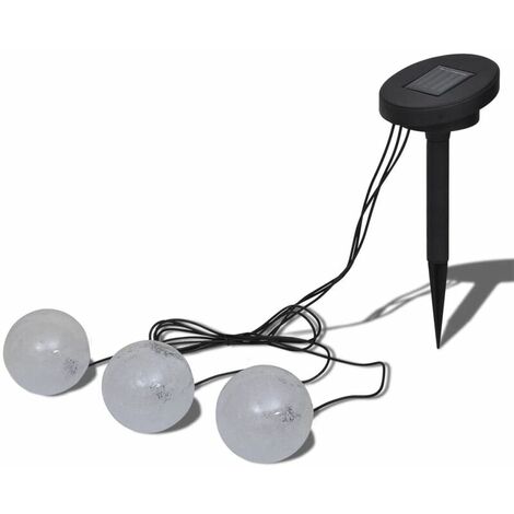 3/6x Lampes Flottantes à LED pour Etang et Piscine Lumière Fontaine vidaXL