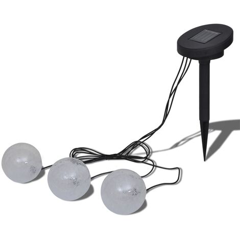 vidaXL 3/6x Lampes Flottantes à LED pour Etang et Piscine Lumière Fontaine