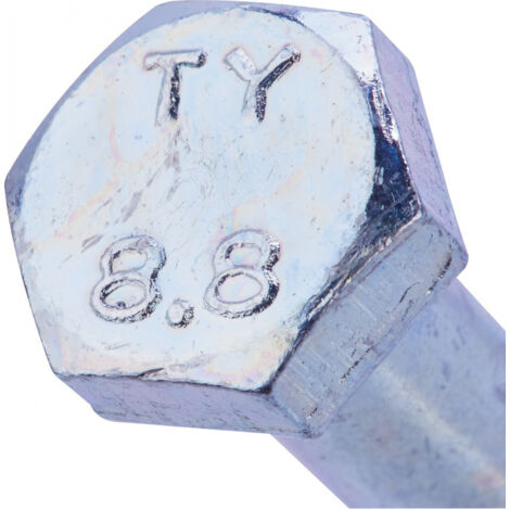 Boulon 6 pans tête hexagonale 8.8 acier zingué - 5x30 - 200pces - Fixpro
