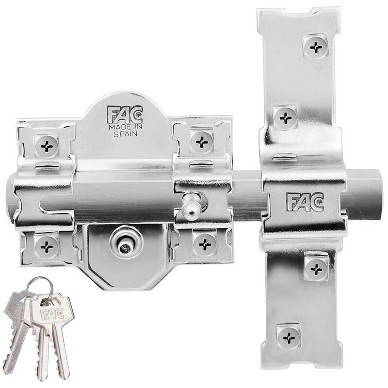 Serrure 201-R/80 Nickel F01187 FAC FAC