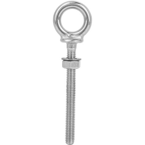 Boulon à œil long en acier inoxydable 316 pour levage lourd et câbles (ZWS6705-10)