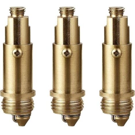 Boulon à ressort pour évier en laiton bouchon à ressort en laiton pour la plupart des éviers bouchon de vidange d'évier de baignoire boulon à ressort intérieur Starlight 3 pcs Sunm...