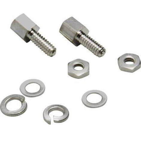 Boulon de fixation BKL Electronic 10120291 argent 8 parties S88430