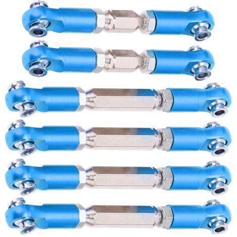 Boulon de réglage en aluminium avec rotule pour ARRMA Senton 1/10, pièce de carrosserie RC, bleu