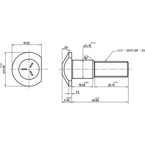 Boulon de roue UNIVERSEL E83W1107N