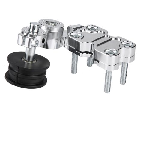Boulon de tendeur de chaîne de moto en aluminium, ajusteur automatique sur outil à rouleau, argent