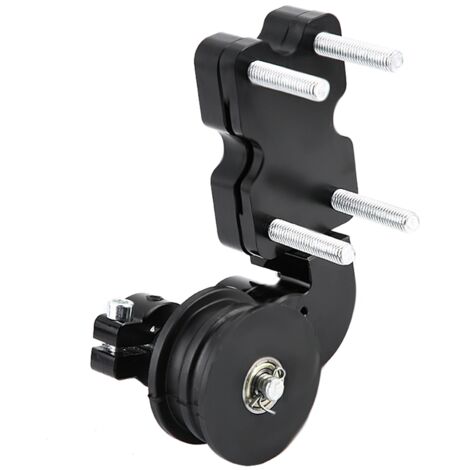 Boulon de tension de chaîne en aluminium pour moto, outil d'ajustement automatique à rouleau noir