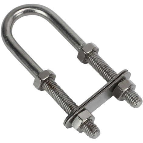 Boulon en U Acier Inoxydable Marine pour Bateau, Vis et Écrou, Accessoires pour Yacht, M8