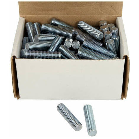 Boulon filté, acier galvanisé  M10 x 55 mm