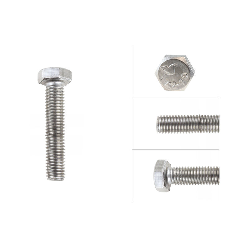 Wovar - Boulon hexagonal inox M8 x 40 mm - 100 pièces