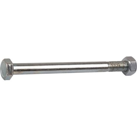 Boulon hexagonal zingué Ø 8 mm 20 mm Filetage partiel 16 mm Boîte de 200 Viswood