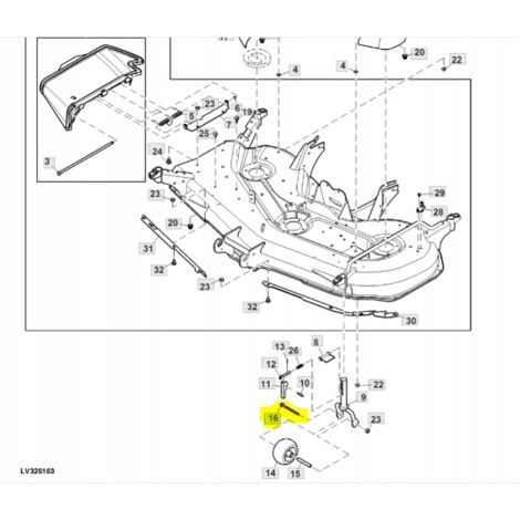 Boulon John Deere (19M7873)