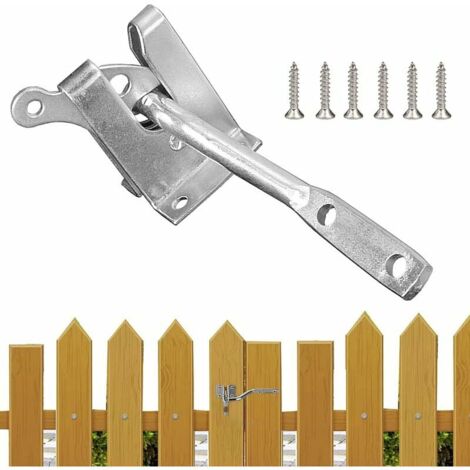 Boulon Loquet,Loquet de Porte,Porte Verrou,Serrure Automatique Porte,Gravité Verrou de Portail,à levier automatique Verrouillage,Targette Loquet