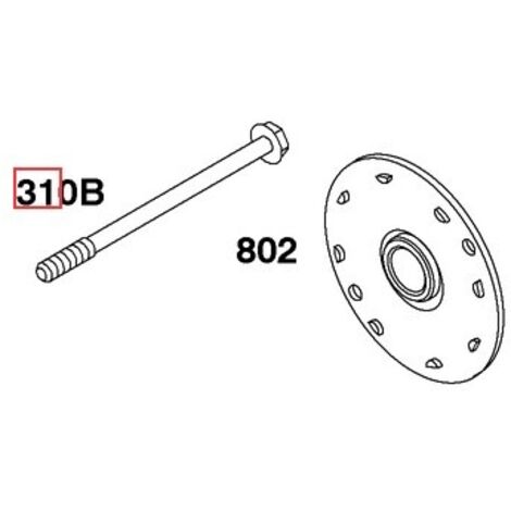 Boulon ORIGINAL BRIGGS & STRATTON pour tracteur de pelouse 691263