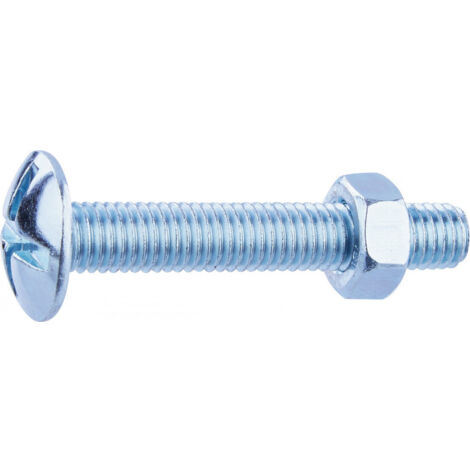 Boulon poêlier acier zingué - 8x50 - 50pces - Fixpro