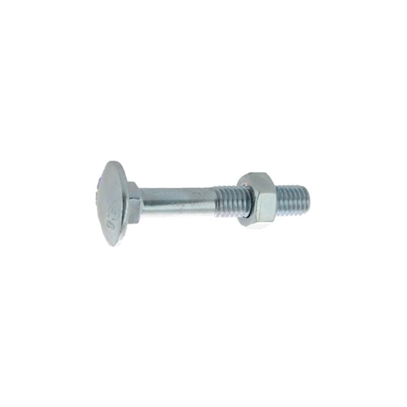 Boulon pour bois à tête ronde collet carré Japy classe 4.8 din 603/555 12X80 boîte de 25 - ultima - 80412080