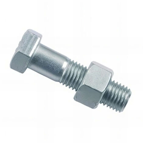Boulon tête hexagonale 18 x 40 mm Zingué - Boite de 25 pcs - Fixtout SB881804002B