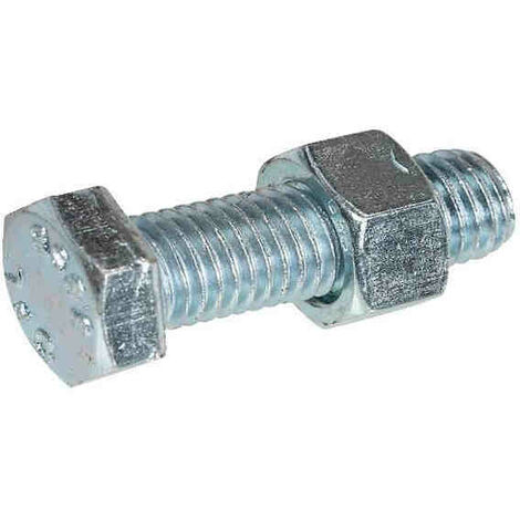 Boulon tête hexagonale acier 8.8, 20x60mm boîte de 25 pièces