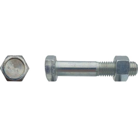 Boulon tête hexagonale SB ISO 4014/4032 Filetage Partiel classe 8,8 - 16 x 70 mm Zingué - BIVI