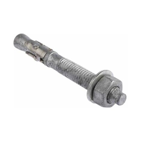 Boulon traversant RS PRO en Acier M12mm, 12mm x 100mm ( Prix pour Paquet de 25 )
