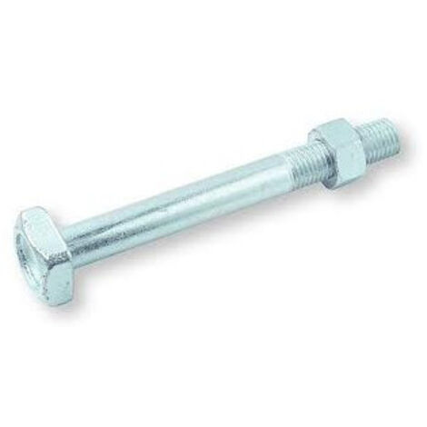 Boulon (vendu avec Ecrou) Charpente M16X500 Tête carrée 27X27X11 Acier zingué