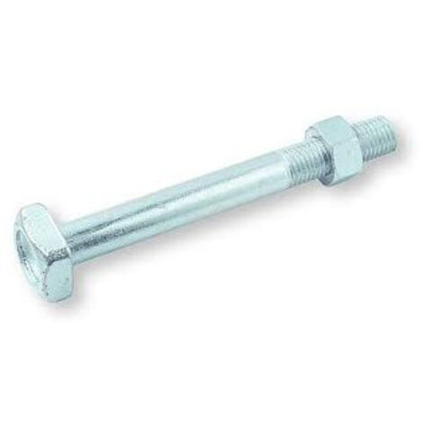 Boulon (vendu avec Ecrou) Charpente M18X425 Tête carrée 30X30X13 Acier zingué