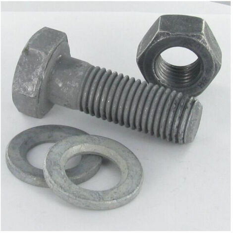 Vis Express – Boulon haute résistance M20X100 – Acier galvanisé – Classe 10.9 – Forte tenue à la corrosion – Lot de 10 pièces - corrosion-10