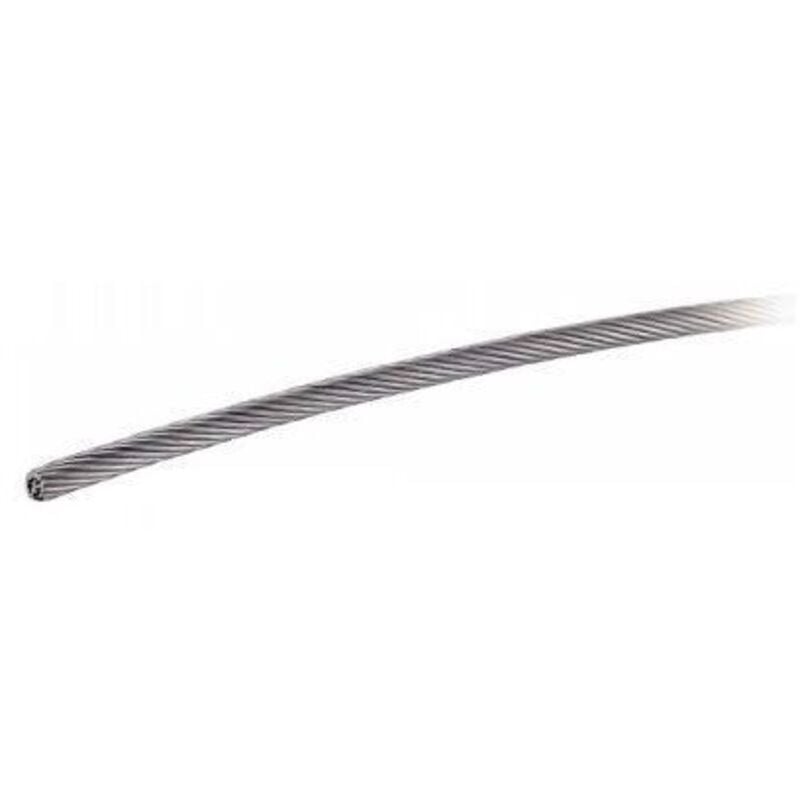 Mètre de Câble monotoron Diamètre 3 Inox A4 1X19 Charge de rupture 740 kg (vendu au m)-200 pièces