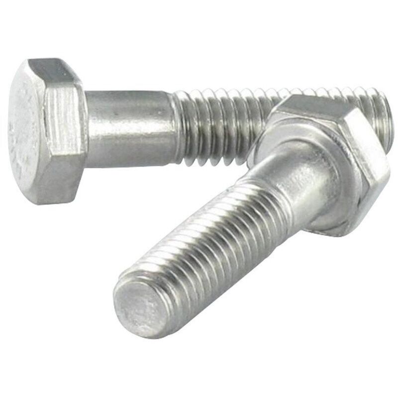 Corps de boulon filetage partiel Tête hexagonale th 1/2X 3'1/2 Filetage partiel unc ou equivalent bsw pas anglais-5 pièces