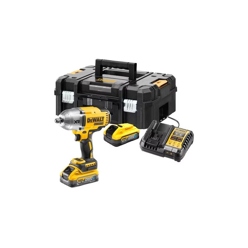 Dewalt - Boulonneuse 1/2" xr 18V 5Ah Li-Ion Brushless 1396 Nm Jonc de Sécurité - DCF900H2T-QW