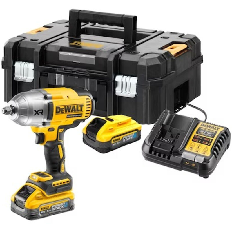 Boulonneuse 12? XR 18V DEWALT 5Ah Li Ion Brushless 1396 Nm Jonc de Sécurité DCF900H2T QW - vue 3