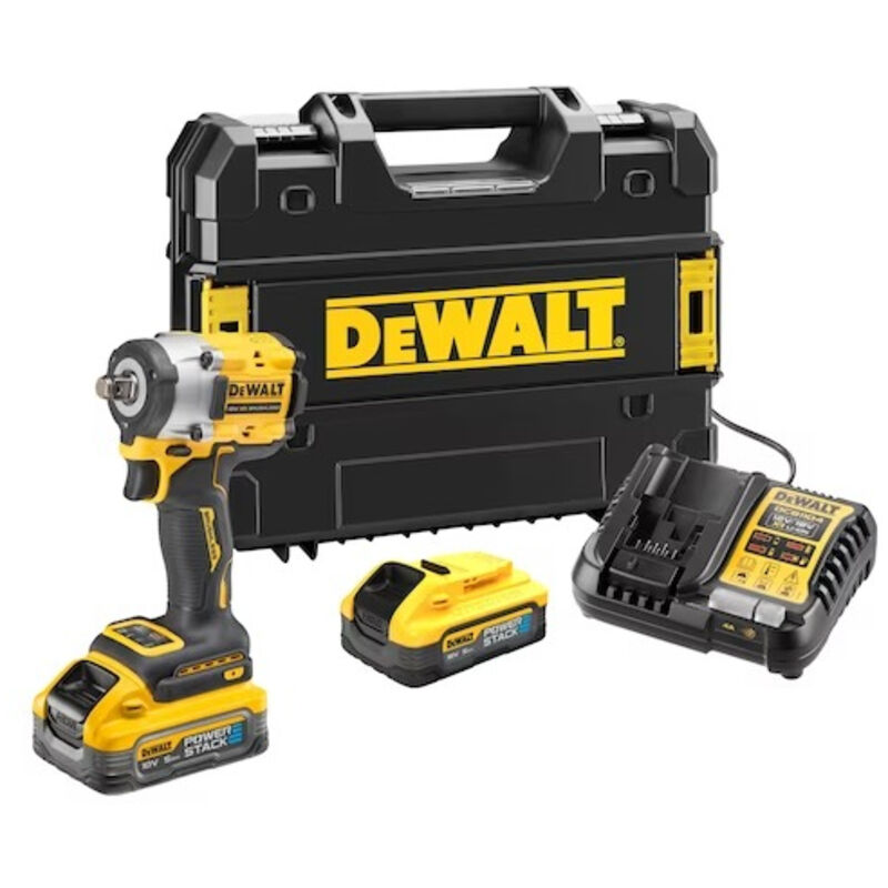 Boulonneuse 12” XR 18V DEWALT 5Ah Li Ion Brushless 406 Nm Jonc de Sécurité DCF921H2T QW - vue 2