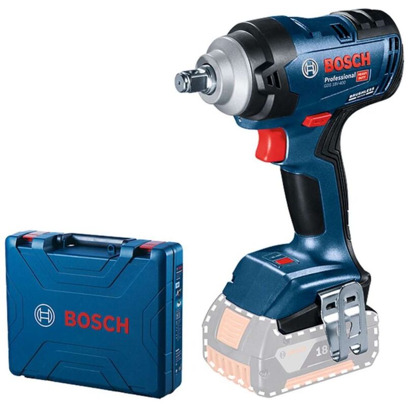 Outillage - Clé à chocs sans fil 18V, sans batterie ni chargeur 06019K0021 - Bosch