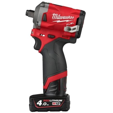 Boulonneuse à choc carré MILWAUKEE M12 FIWF12-422X - 4933464616 - Fuel - 12V - 1/2' - 2/4Ah