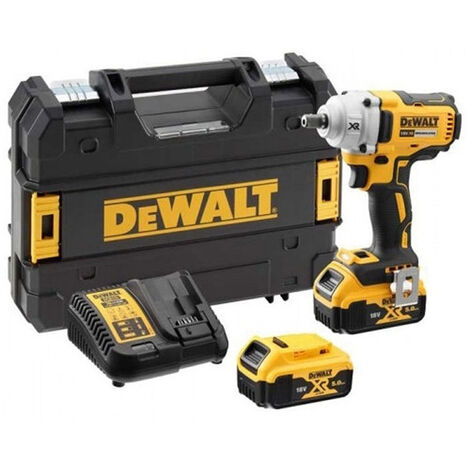 DeWalt DCF894P2 - Set clé à choc Li-Ion 18V (2x batterie 5,0Ah) dans TSTAK - 1/2" - 447Nm