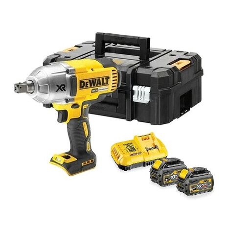 Boulonneuse à chocs 18V Dewalt DCF899T2 18 V 2 batteries 6 Ah chargeur Tstak