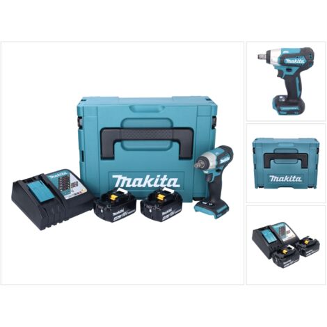 Boulonneuse à chocs 18V LXT 180 Nm 1/2" (2x4,0 Ah) en MAKPAC - MAKITA DTW181RMJ