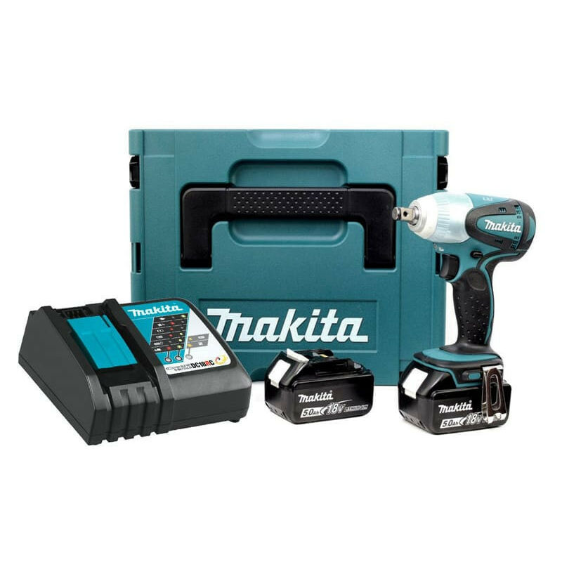 Boulonneuse a chocs 18V MAKITA DTW251RTJ Li Ion 2x 5.0Ah dans coffret MakPac