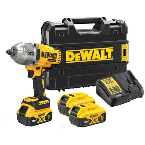 Boulonneuse à chocs 18V XR (2x5,0 Ah) en TSTAK - DEWALT DCF900P2T-QW