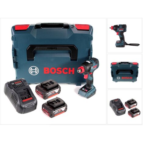 Boulonneuse GDX 18V-200C BOSCH - Batt.2x5.0Ah + charg.GAL1880 CV - 06019G4201