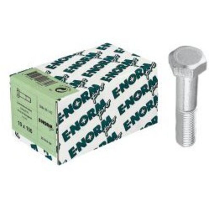 Boulons din 931 acier inoxydable A2 M10x100 hp E-normpro Par 25)