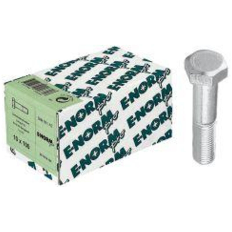 Boulons DIN 931 acier inoxydable A2 M10x60 HP E-NORMpro (Par 50)