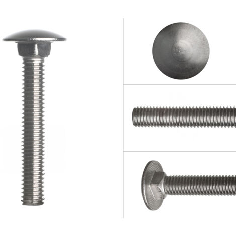 Boulons en acier inoxydable M6 x 40 mm - 50 pièces